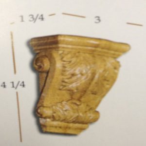 CB16 Savannah White Shaker Accessories CORBEL MOLDINGS