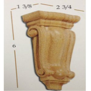 CC13 Savannah White Shaker Accessories CORBEL MOLDINGS