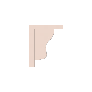 CBL-002 Savannah White Shaker Accessories MOLDINGS