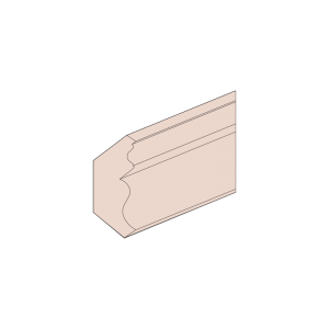 CM1-5/8 Savannah White Shaker Accessories MOLDINGS